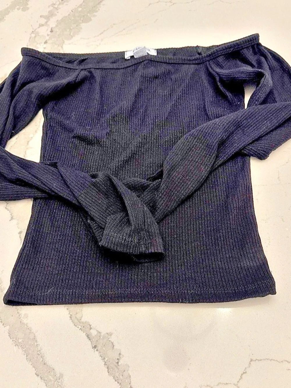 RSQ 3-Pack Ribbed Off-Shoulder Tops Size Small - Picture 3 of 5